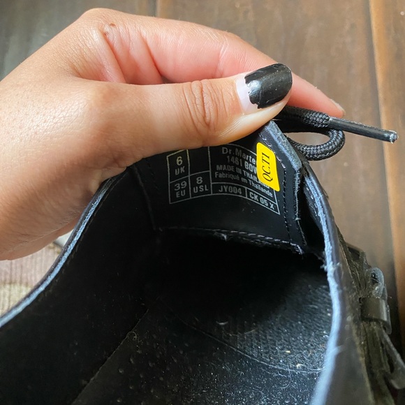 Dr marten 1461 Bow Smooth Leather Oxford Shoes - Picture 4 of 5